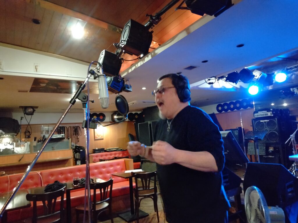 ヴォーカルレコーディング風景